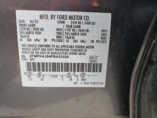 2023 FORD EDGE SEL - 2FMPK4J94PBA53026