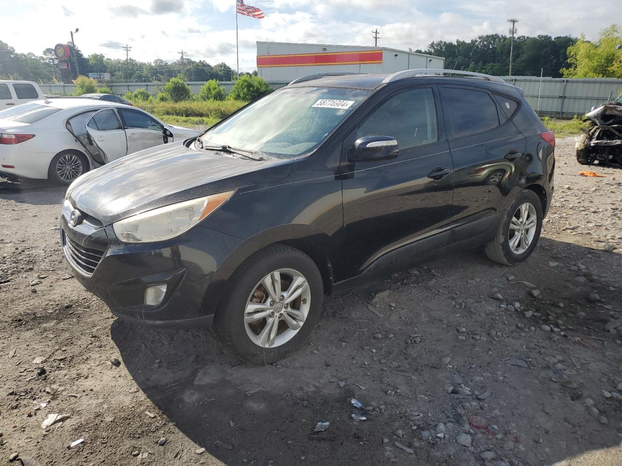 2013 Hyundai Tucson Gls vin: KM8JU3ACXDU736568