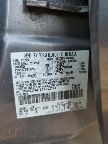 1FMCU94153KB02293 2003 Ford Escape Limited