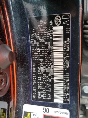 2018 TOYOTA COROLLA L - 2T1BURHE5JC084115