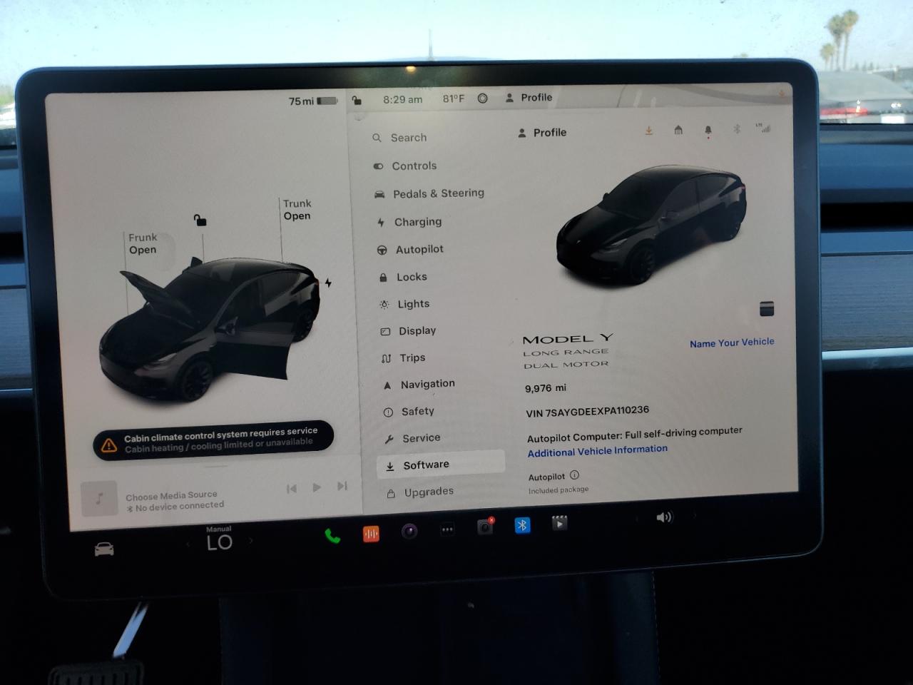 7SAYGDEEXPA110236 2023 Tesla Model Y