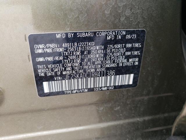 2024 SUBARU FORESTER P - JF2SKADC1RH411386