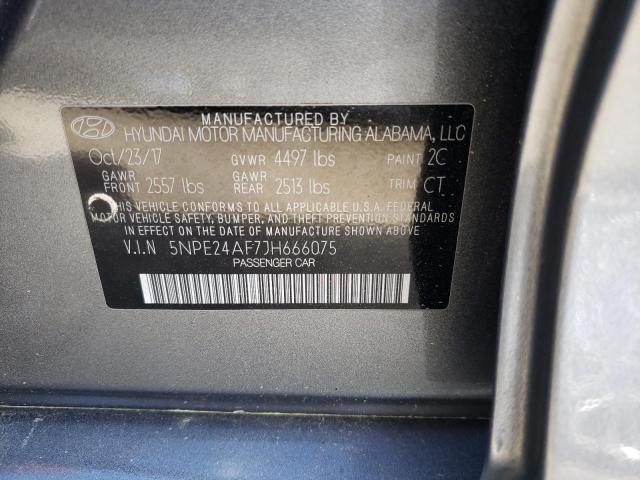 5NPE24AF7JH666075 2018 HYUNDAI SONATA - Image 12