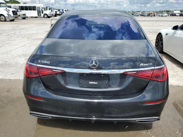 2022 Mercedes-Benz S 580 4Matic VIN: W1K6G7GB1NA077277 Lot: 59998934