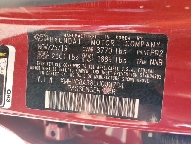 2020 HYUNDAI VENUE SEL KMHRC8A38LU030734