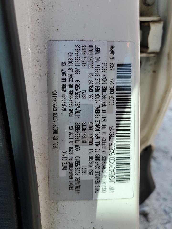 JM3KE4DYXG0764876 2016 Mazda Cx-5 Gt