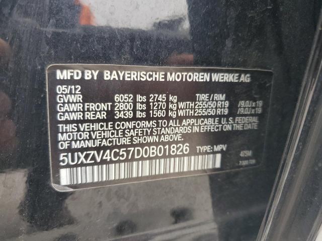 VIN 5UXZV4C57D0B01826 2013 BMW X5, Xdrive35I no.13