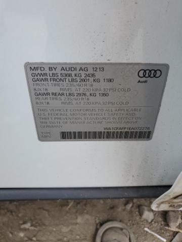 VIN WA1CFAFP1EA072276 2014 Audi Q5, Premium no.14