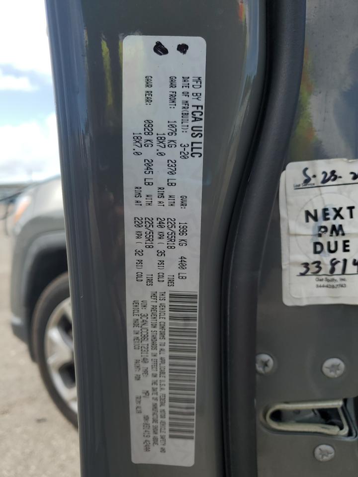 3C4NJCCB6LT231140 2020 Jeep Compass Limited