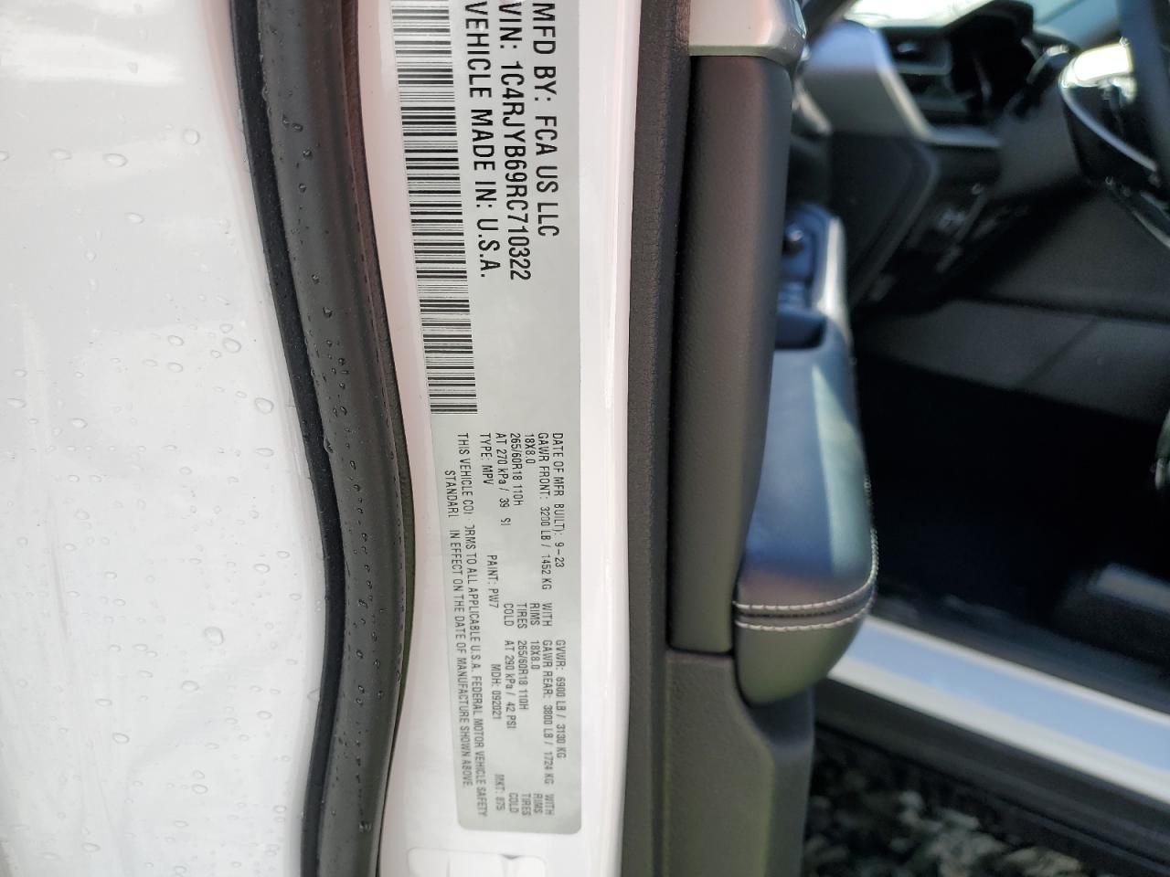 1C4RJYB69RC710322 2024 Jeep Grand Cherokee Limited 4Xe