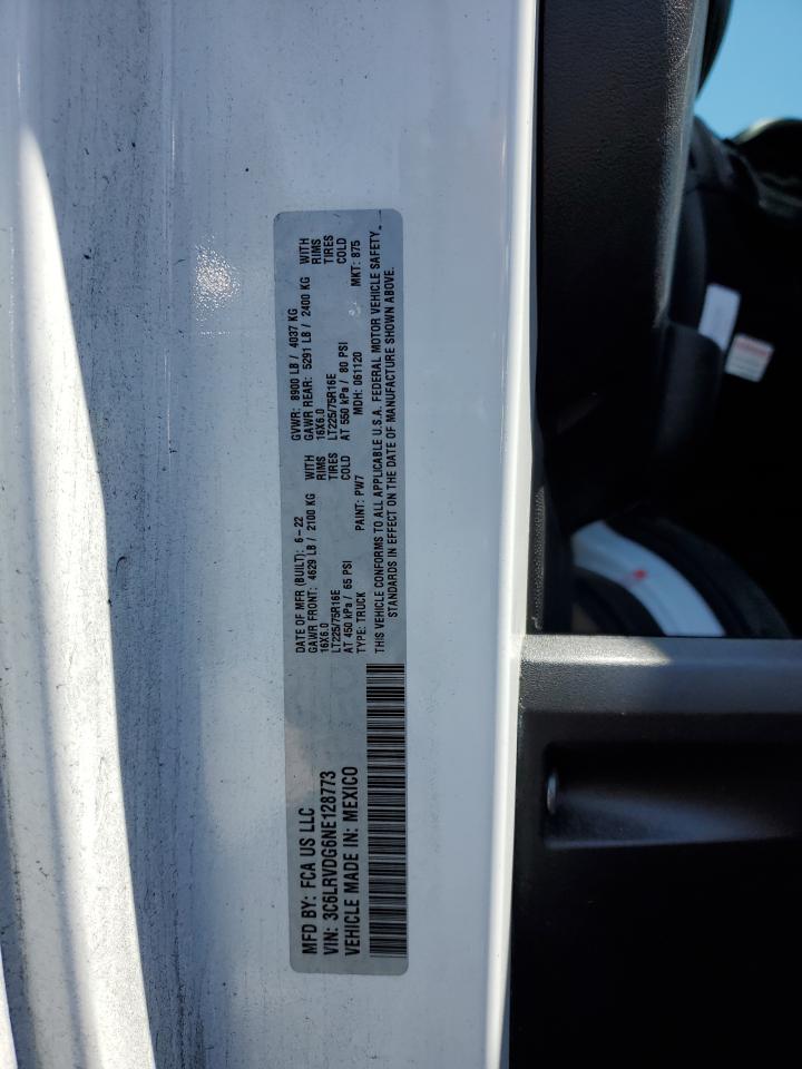 3C6LRVDG6NE128773 2022 Ram Promaster 2500 2500 High