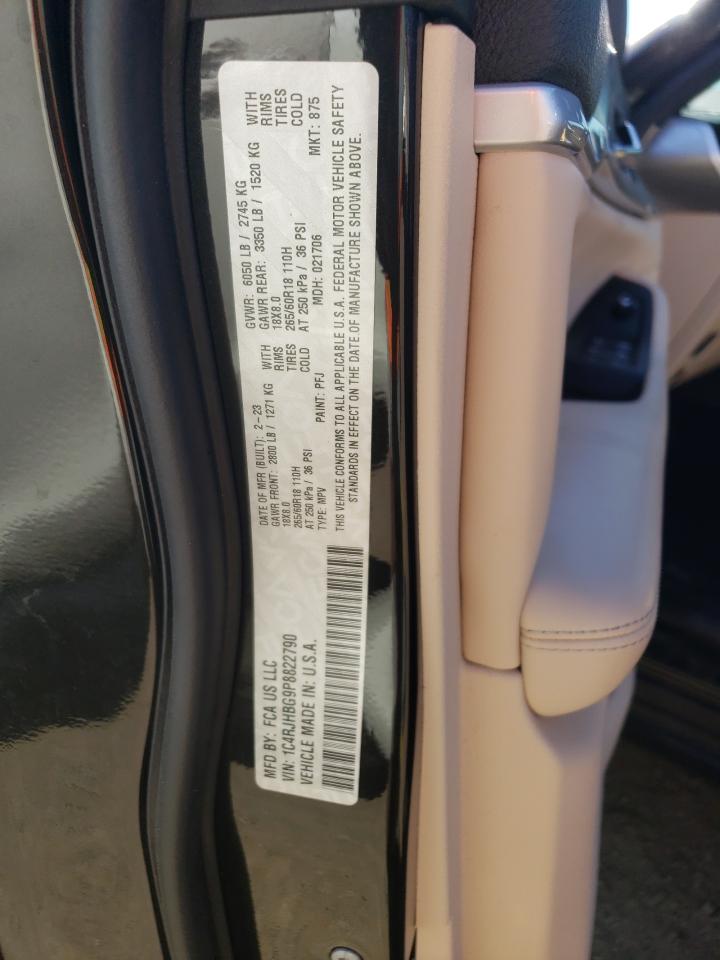 1C4RJHBG9P8822790 2023 Jeep Grand Cherokee Limited