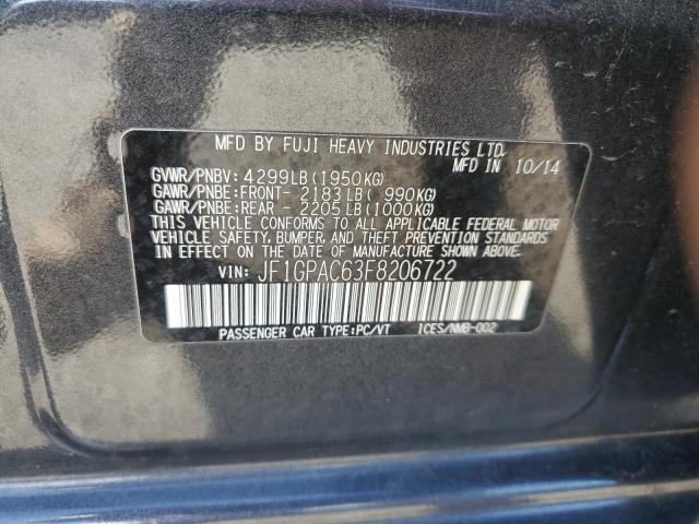 2015 Subaru Impreza Premium VIN: JF1GPAC63F8206722 Lot: 60745664