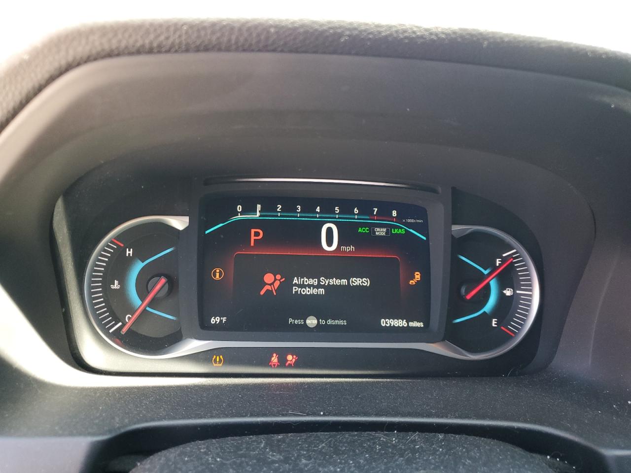 5FNYF6H26MB017922 2021 Honda Pilot Se