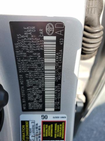 2015 TOYOTA COROLLA L - 2T1BURHE8FC430892