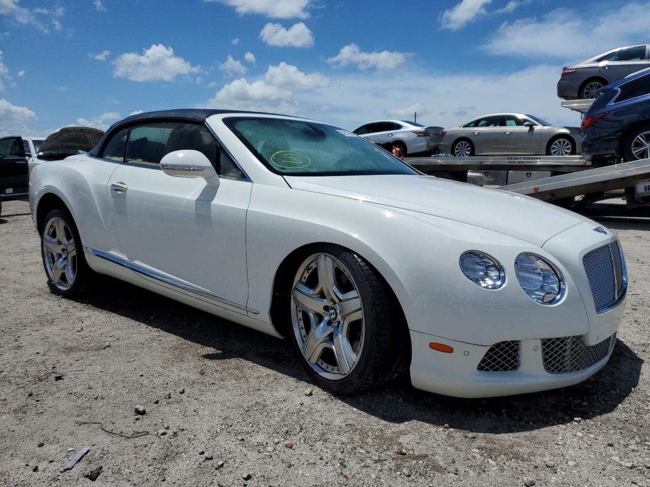 2013 Bentley Continental Gtc vin: SCBGR3ZA2DC081107