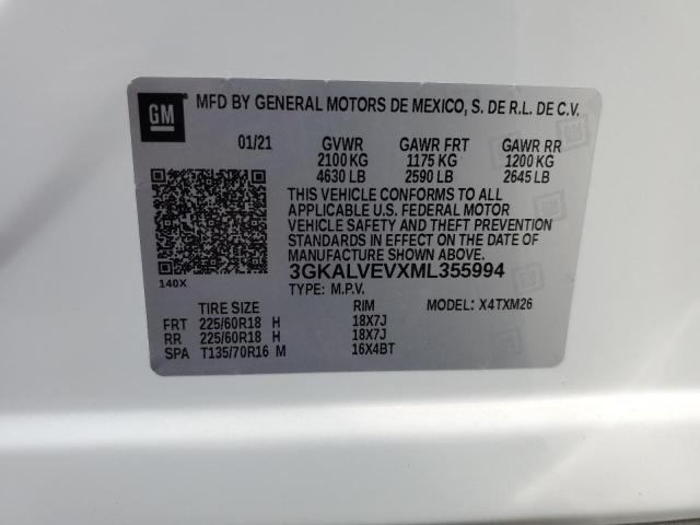 2021 GMC TERRAIN SL - 3GKALVEVXML355994