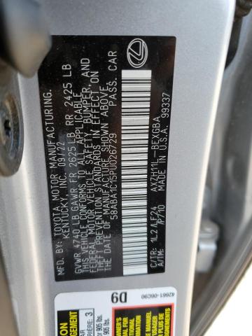 2023 LEXUS ES 300H F- 58ABA1C15PU026729