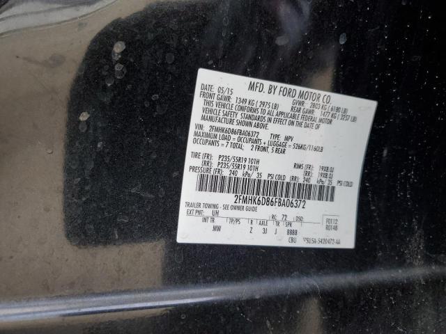 2015 Ford Flex Limited VIN: 2FMHK6D86FBA06372 Lot: 60484764