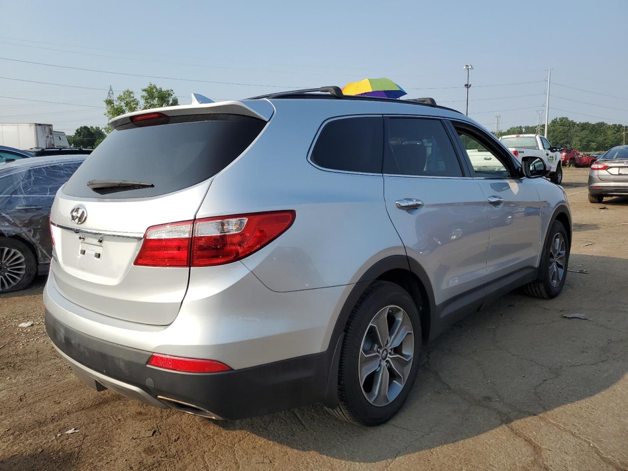 KM8SM4HF6FU110058 2015 Hyundai Santa Fe Gls