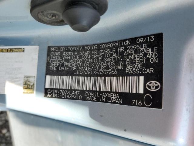 2014 Toyota Prius V VIN: JTDZN3EUXE3307266 Lot: 57629004