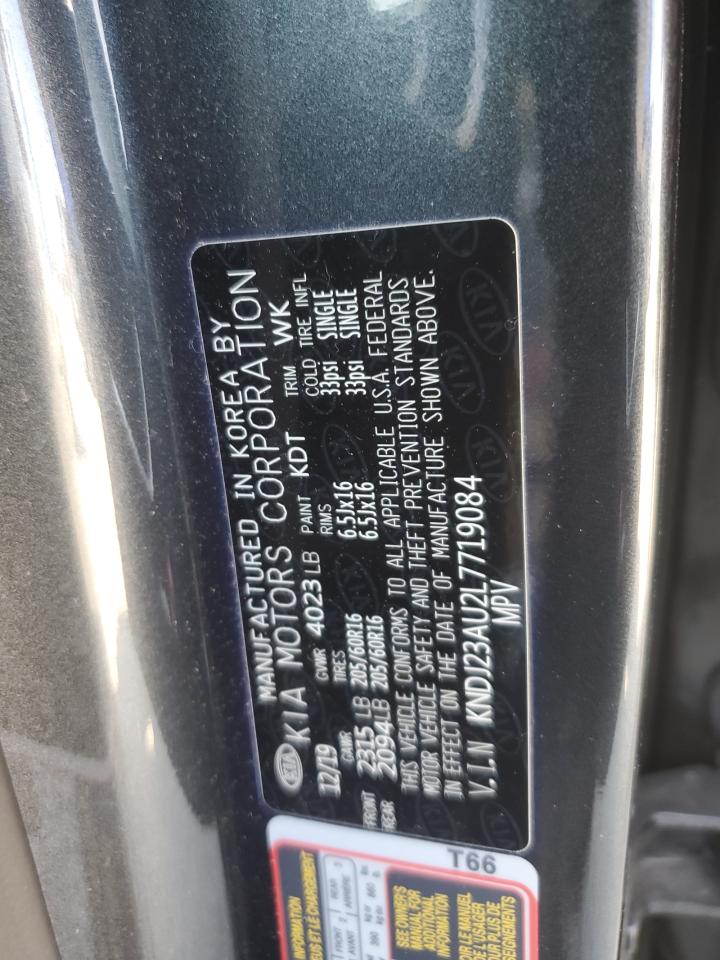 KNDJ23AU2L7719084 2020 Kia Soul Lx