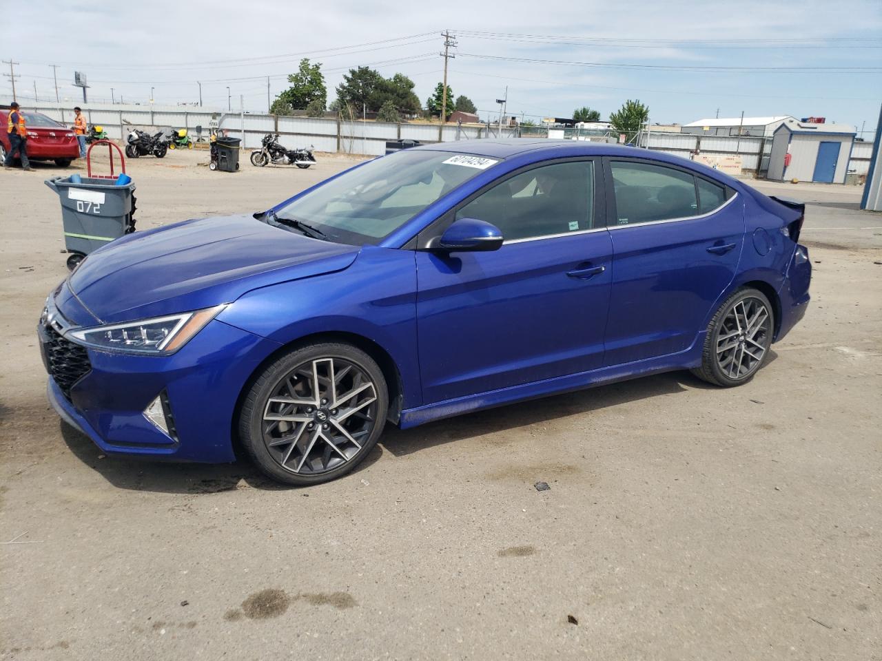 2020 Hyundai Elantra Sport vin: KMHD04LB6LU037942