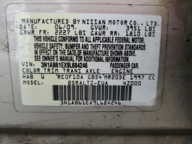 2009 Nissan Sentra 2.0 VIN: 3N1AB61EX9L684246 Lot: 58317064