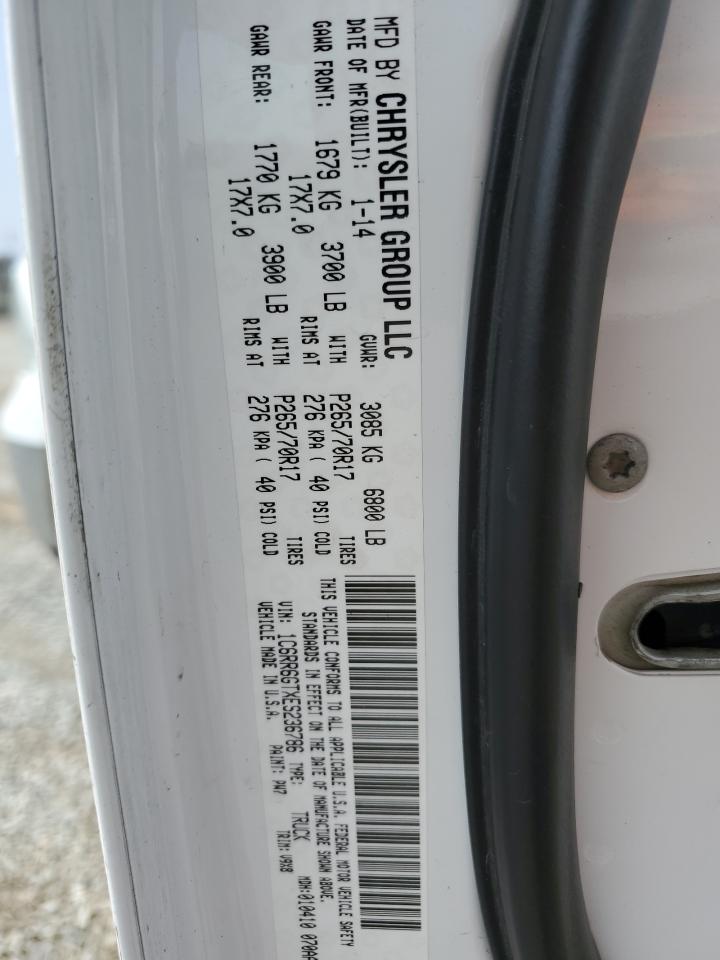 1C6RR6GTXES236786 2014 Ram 1500 Slt