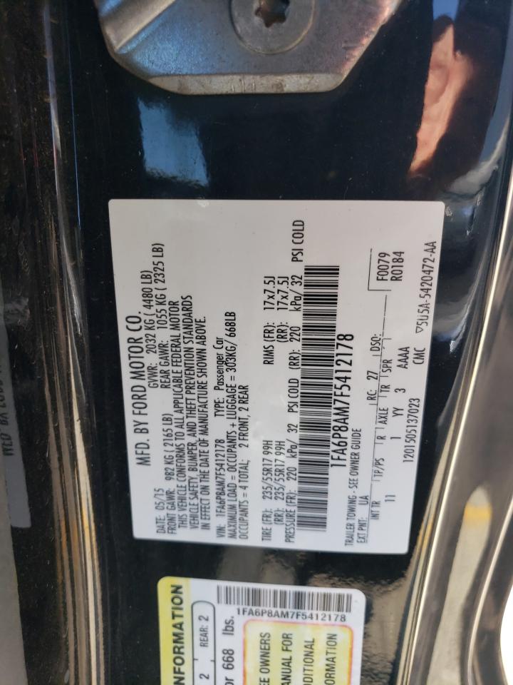 1FA6P8AM7F5412178 2015 Ford Mustang