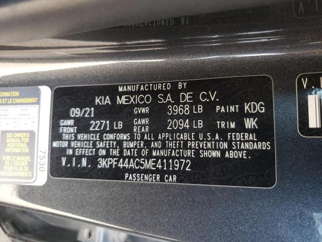 2021 KIA FORTE GT - 3KPF44AC5ME411972