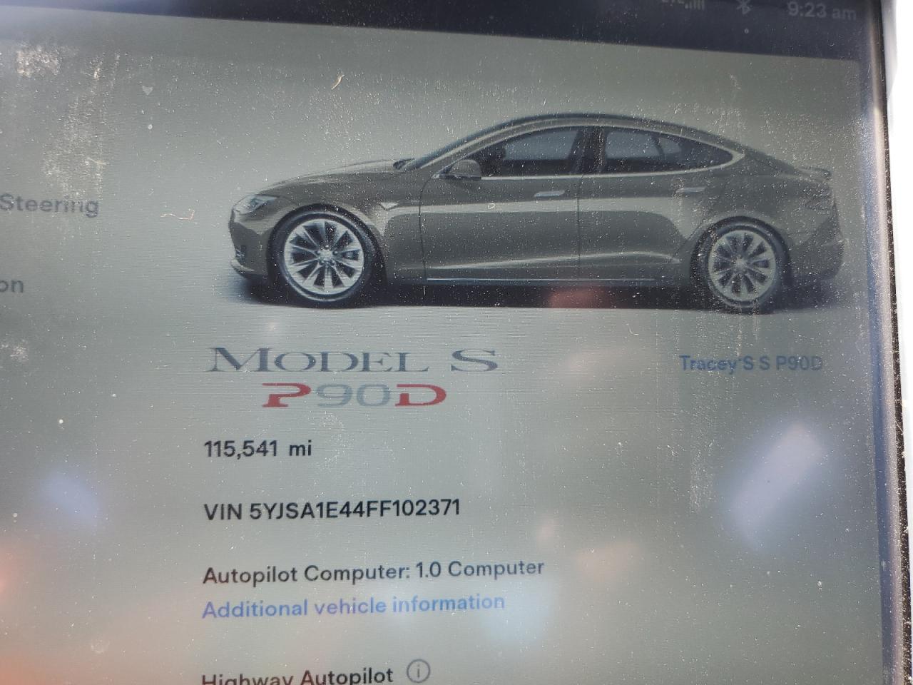 5YJSA1E44FF102371 2015 Tesla Model S