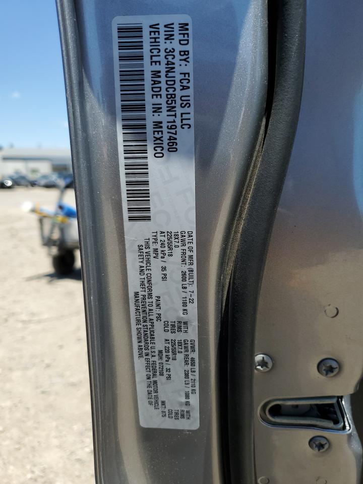 3C4NJDCB5NT197460 2022 Jeep Compass Limited