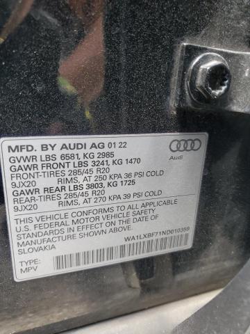 VIN WA1LXBF71ND010359 2022 Audi Q7, Premium Plus no.14