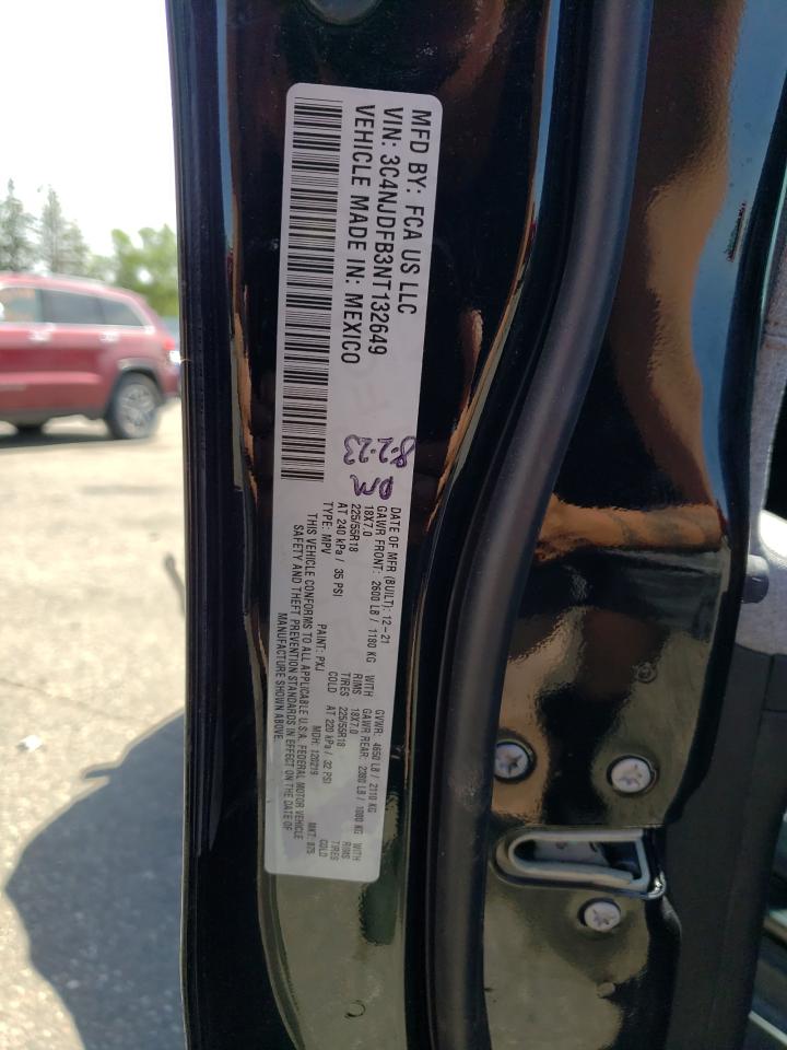 3C4NJDFB3NT132649 2022 Jeep Compass Latitude Lux