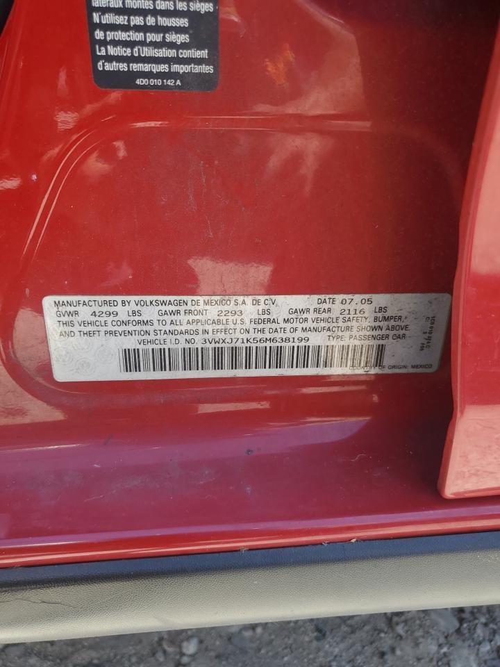 3VWXJ71K56M638199 2006 Volkswagen Jetta Gli Option Package 2