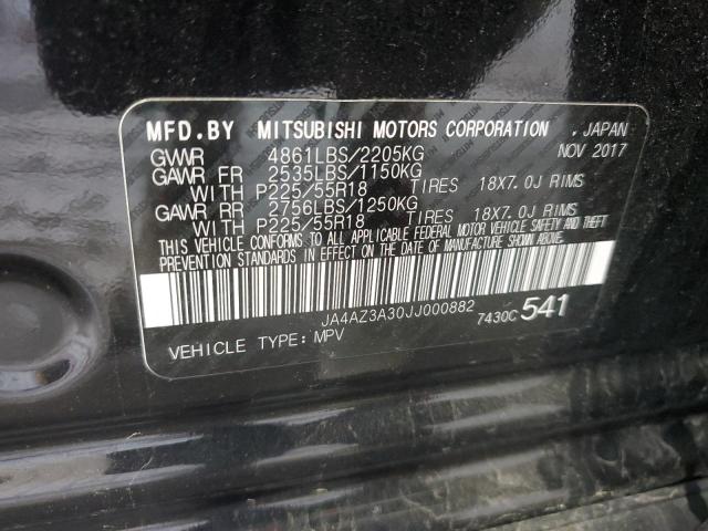 2018 Mitsubishi Outlander Se VIN: JA4AZ3A30JJ000882 Lot: 60440924