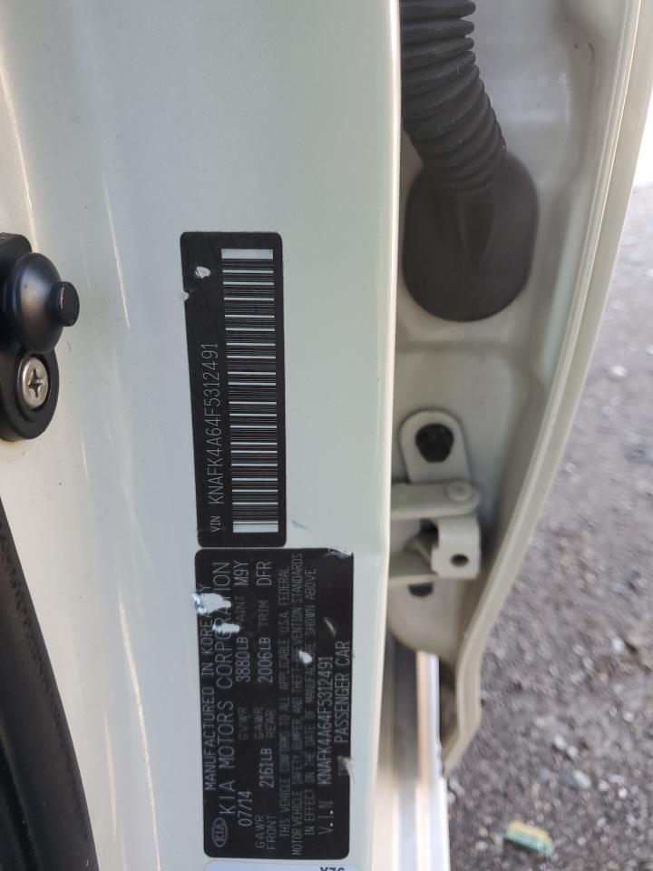 KNAFK4A64F5312491 2015 Kia Forte Lx