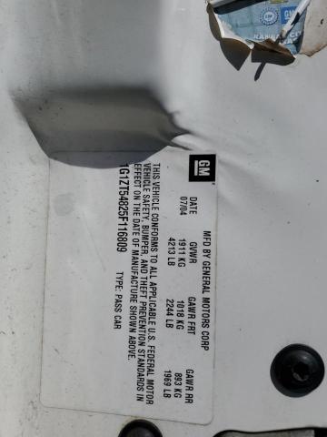 2005 Chevrolet Malibu Ls VIN: 1G1ZT54825F116809 Lot: 58306654