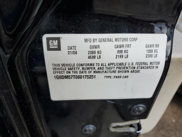 2006 Cadillac Cts VIN: 1G6DM57T060175251 Lot: 60449754