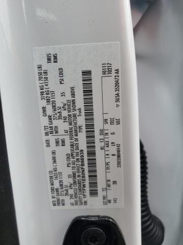 2022 Ford F150 Supercrew VIN: 1FTFW1E80NFB66939 Lot: 57387894