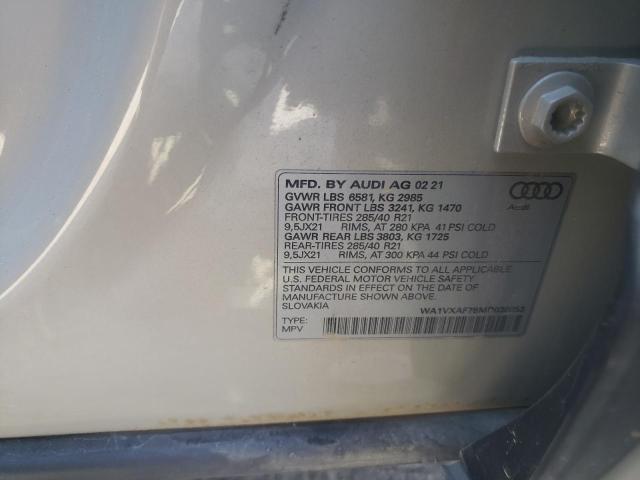 WA1VXAF78MD030853 2021 AUDI Q7 - Image 13