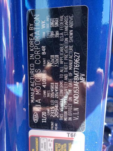 2021 KIA SOUL GT-LI - KNDJ53AF8M7769627