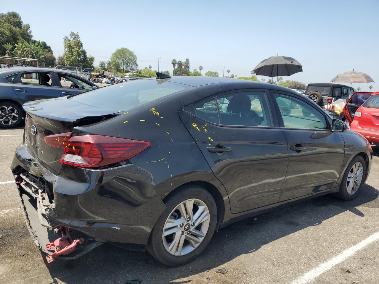 2020 Hyundai Elantra Sel vin: 5NPD84LF3LH522355