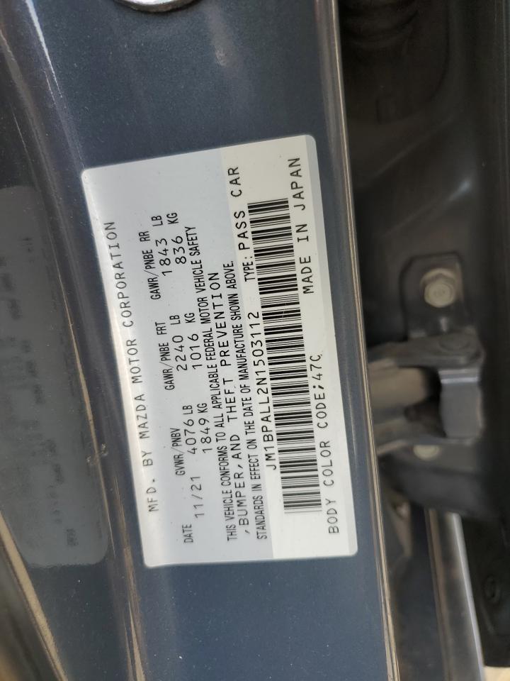 JM1BPALL2N1503112 2022 Mazda 3 Preferred