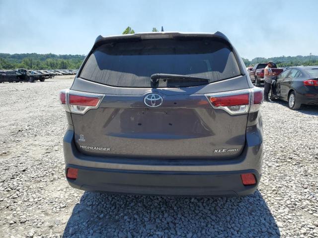 2016 Toyota Highlander Xle VIN: 5TDJKRFH1GS342841 Lot: 56299194