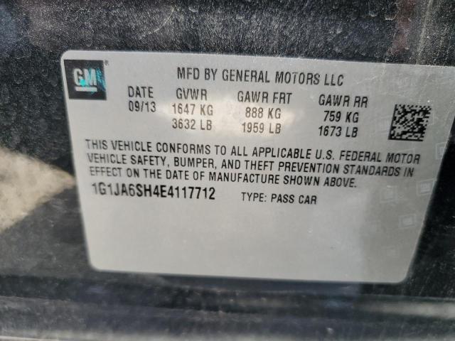 2014 Chevrolet Sonic Ls VIN: 1G1JA6SH4E4117712 Lot: 57522864