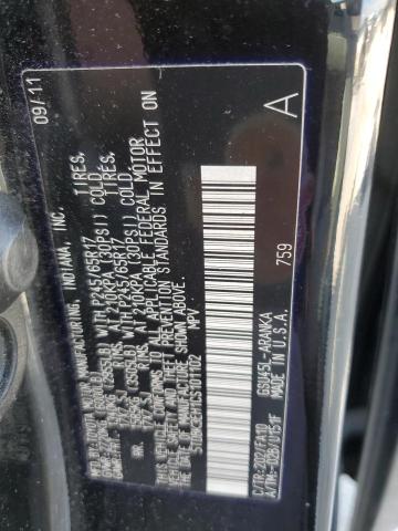 2012 Toyota Highlander Base VIN: 5TDBK3EH1CS101102 Lot: 61018774