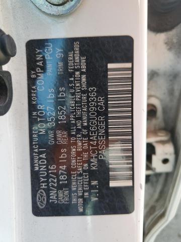 2016 Hyundai Accent Se VIN: KMHCT4AE6GU099363 Lot: 58683794