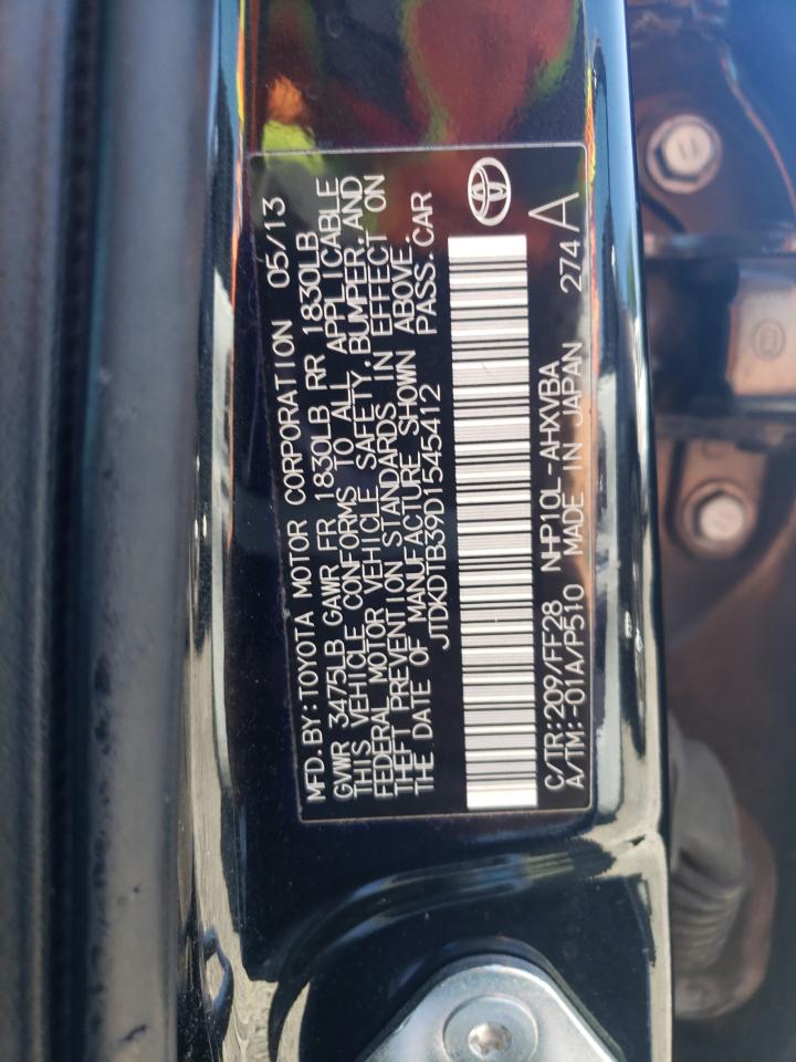 JTDKDTB39D1545412 2013 Toyota Prius C